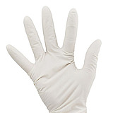 恒生 一次性使用橡胶检查手套 灭菌型M 无粉 (1双/袋 1000双/箱)